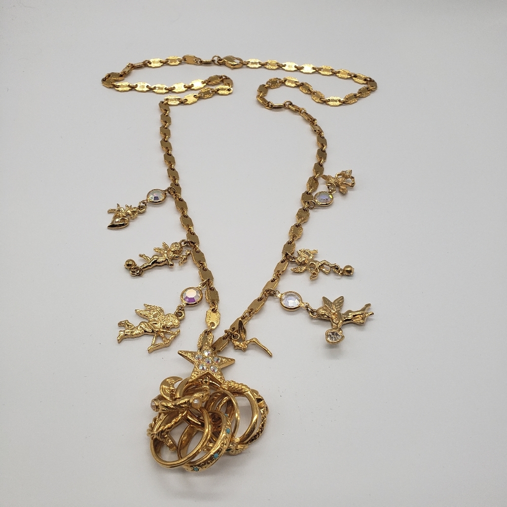Kirks Folly Secret of the 7 rings necklace